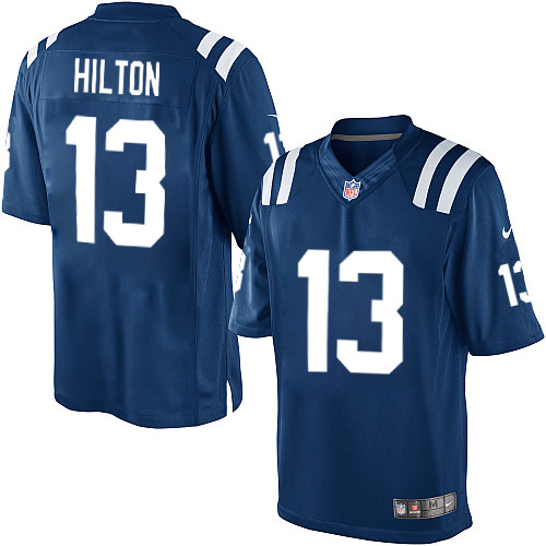 #13 Nike Limited T.Y. Hilton Men's Jersey - NFL Indianapolis Colts Home Royal Blue