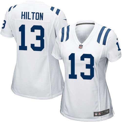 #13 Nike Limited T.Y. Hilton Women's Jersey - NFL Indianapolis Colts Road White