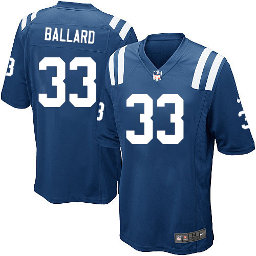 #33 Nike Limited Vick Ballard Youth Jersey - NFL Indianapolis Colts Home Royal Blue