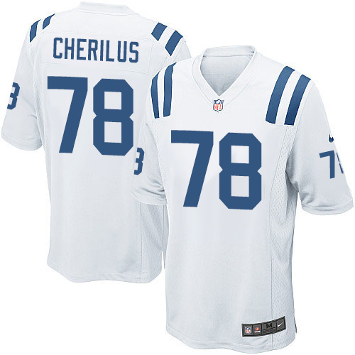 #78 Nike Limited Gosder Cherilus Youth Jersey - NFL Indianapolis Colts Road White